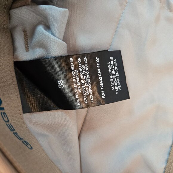 GREG NORMAN ML75 Microlux Stretch Golf Shorts Sz: 38 Tan - Picture 5 of 8